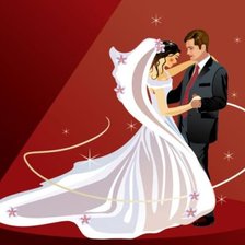 Схема вышивки «Жених и невеста»