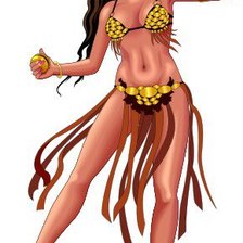 Схема вышивки «Танцовщица»