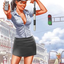 Схема вышивки «Пин-ап»