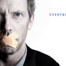 Схема вышивки «Хью Лори»