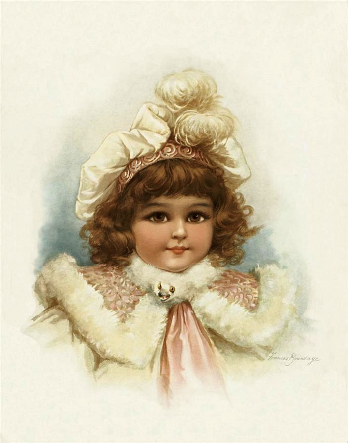 МАЛЕНЬКАЯ МИСС ЭЛЕГАНТНОСТЬ - золотой век, очаровашка, дети, детское, девочка, милашка - оригинал