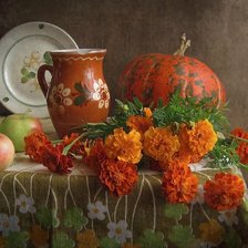 Схема вышивки «осенний натюрморт»