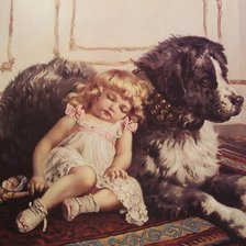 Схема вышивки «верный друг»