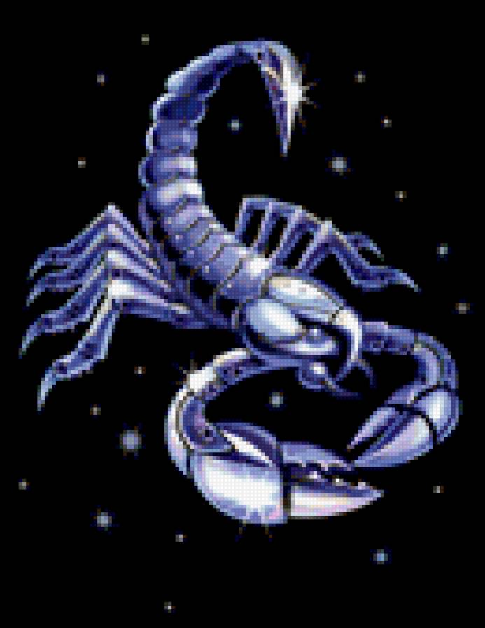 scorpion - скорпион, зодиак - предпросмотр