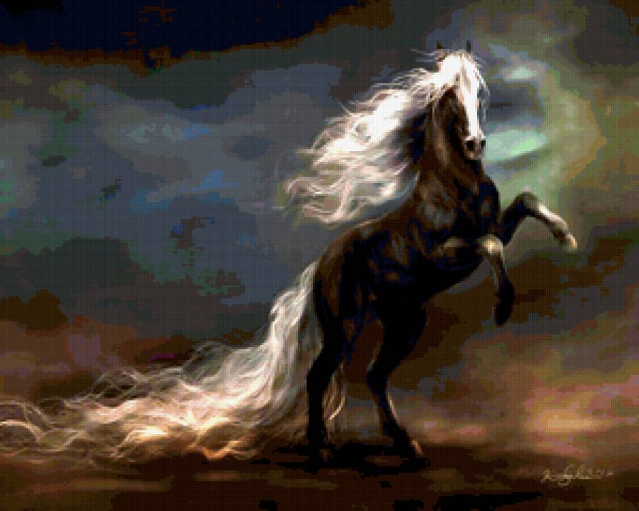 Конь - лошади, животные - предпросмотр