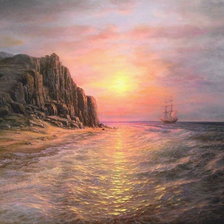 Схема вышивки «Море»