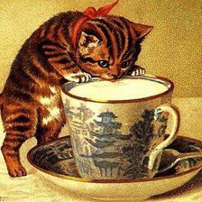 Схема вышивки «ВКУСНОЕ МОЛОКО»