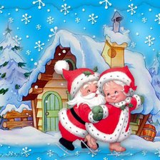 Схема вышивки «зима»