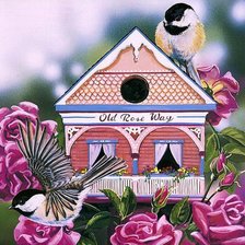 Схема вышивки «домик»