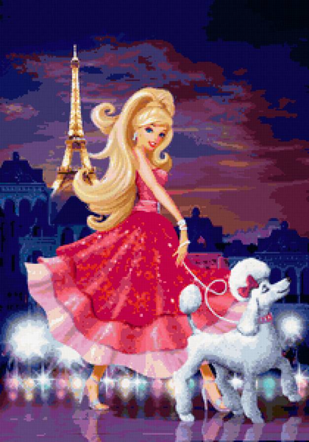 барби - детям, париж, собачка, игрушки, детская, кукла - предпросмотр