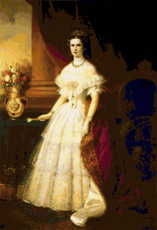 серия "женщины" - женщина.принцеса.портрет - предпросмотр