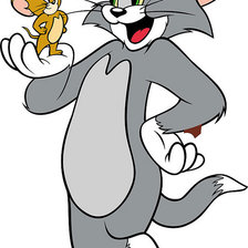 Схема вышивки «Том и Джери»