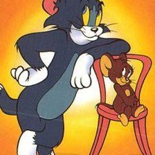 Схема вышивки «Том и Джери»