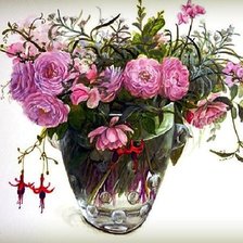 Схема вышивки «букет цветов»