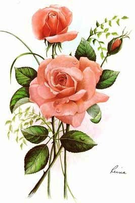 веточка розы - оригинал