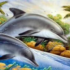 Схема вышивки «Кто быстрее»