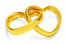 Схема вышивки «Кольца лююбви»