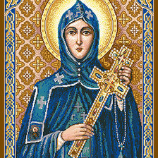 Схема вышивки «Святая Евфросиния Полоцкая»
