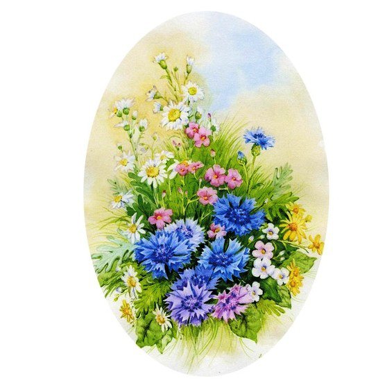 полевые цветы - оригинал