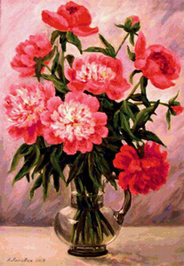 Серия "Букет" - пионы, цветы, букет - предпросмотр