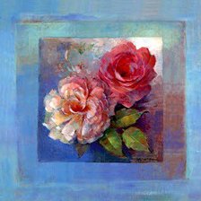 Схема вышивки «розы»