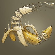 Схема вышивки «банан»