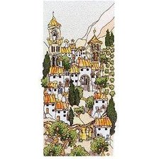 Схема вышивки «Испанские домики»