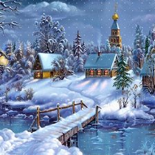 зимний вечер