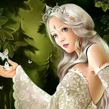 Схема вышивки «Лесная принцесса»