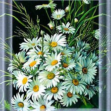 Схема вышивки «Ромашки»