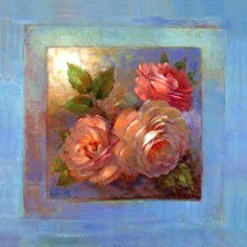 Схема вышивки «розы»