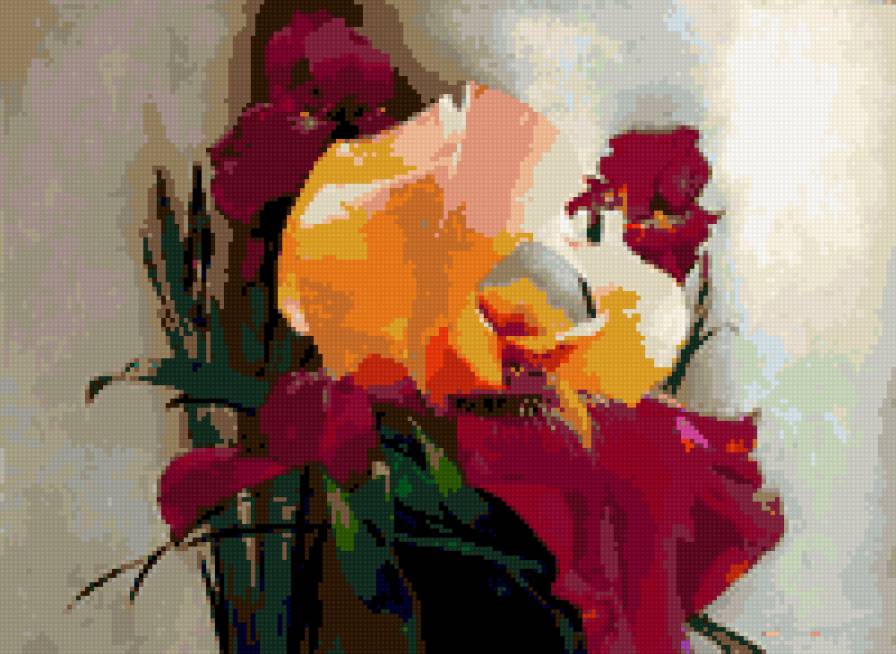 ирис - цветы ирис - предпросмотр