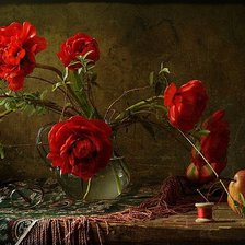 Схема вышивки «розы»