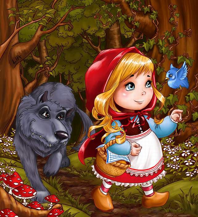 Красная Шапочка - сказки - оригинал