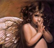 Схема вышивки «ангел»