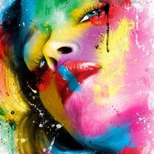 Схема вышивки «девушка»