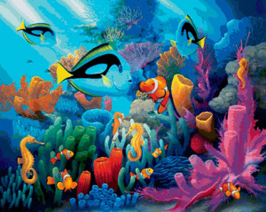 Подводное царство - море, рыба - предпросмотр