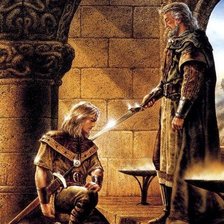 Схема вышивки «посвящение в рыцари»