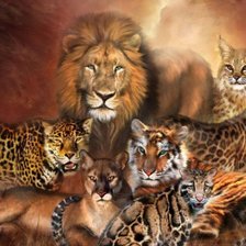 Схема вышивки «кошки»