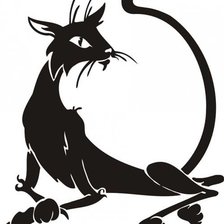 Схема вышивки «Котик»