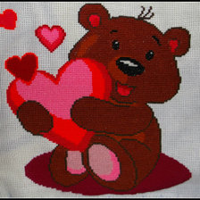 Схема вышивки «Мишутка»