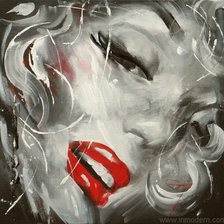 Схема вышивки «Красная помада»