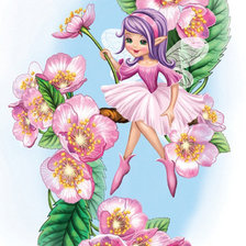 Схема вышивки «фея»