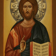 Схема вышивки «Икона Спасителя»