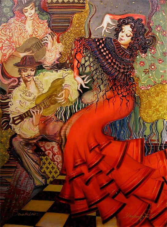 зажигательный танец - красота - оригинал