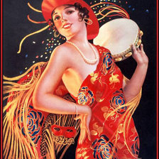 Схема вышивки «женщина»