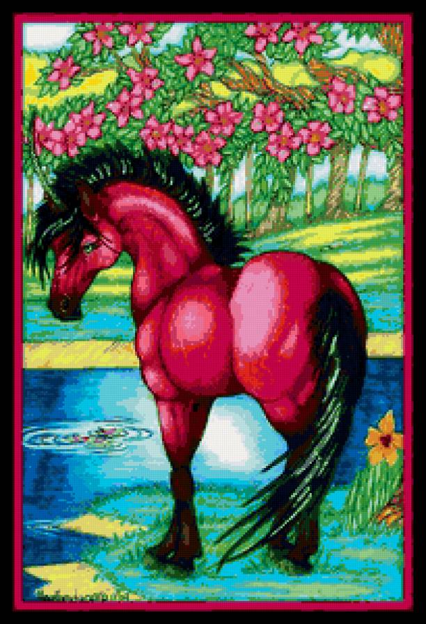 единорог - сказка, фентези, конь, лошадь, лошади - предпросмотр