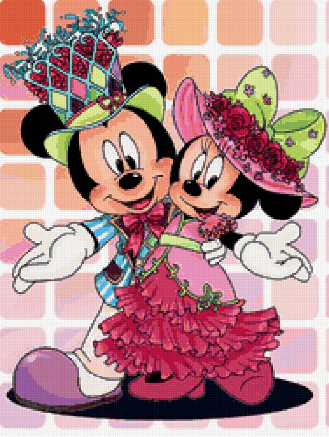 микки - мультик, танцы, любовь, мультяшки, дисней, детям, детская - предпросмотр