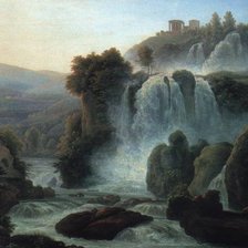 Схема вышивки «Каскад близ Рима. Федор Матвеев»