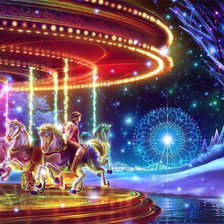 Схема вышивки «карусель»